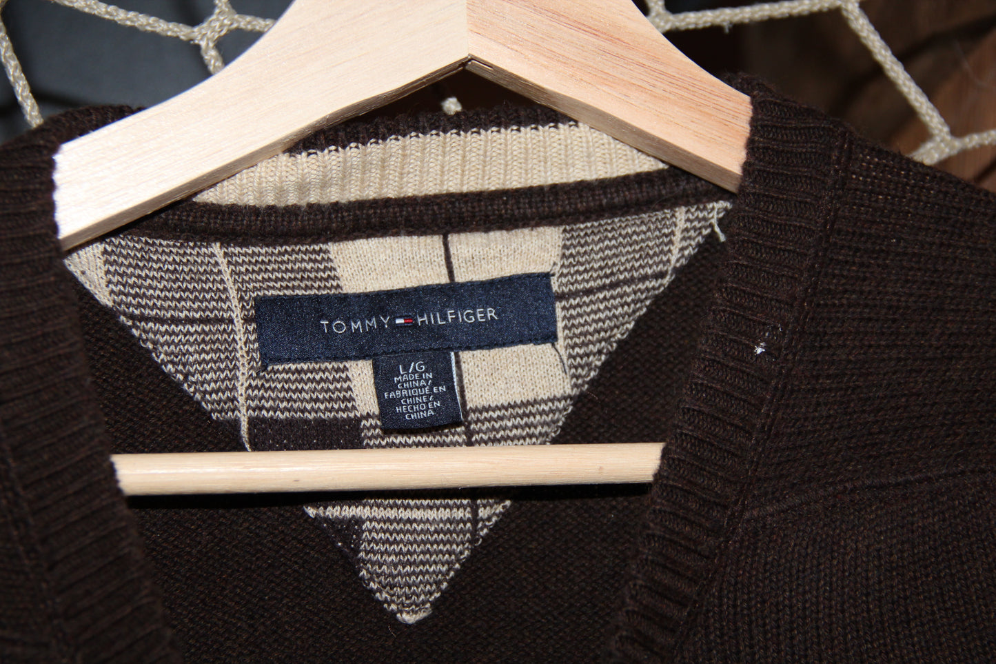 Vintage Tommy Hilfiger Pullover - Braun