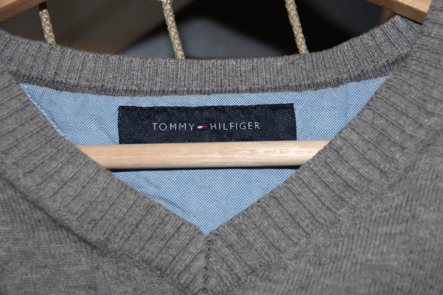 Vintage Tommy Hilfiger Pullover – Grau