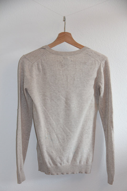 Tommy Hilfiger Pullover – Beige mit Argyle-Muster