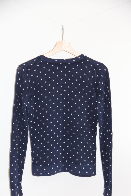 Tommy Hilfiger Pullover – Blau mit weißen Punkten