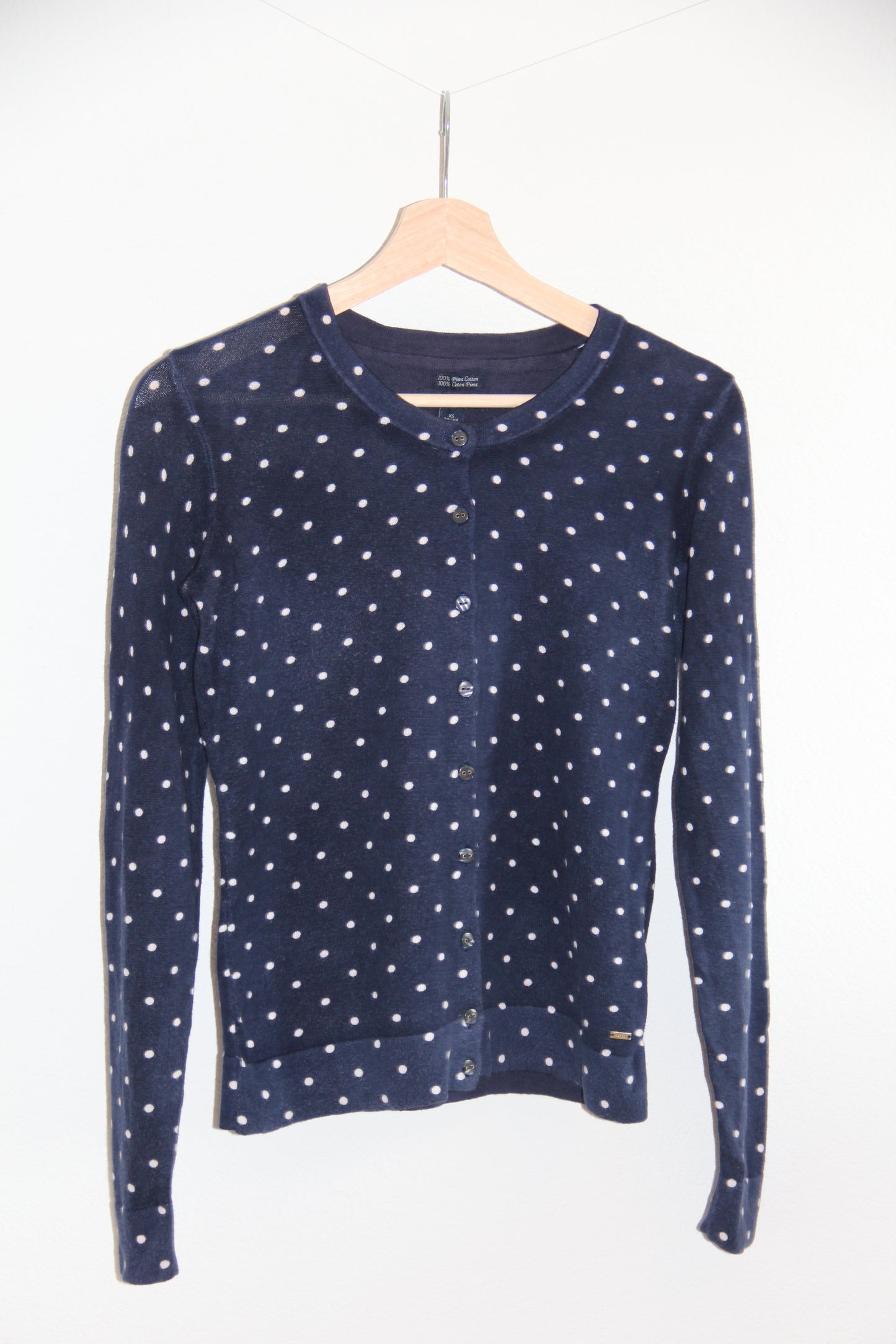 Tommy Hilfiger Pullover – Blau mit weißen Punkten