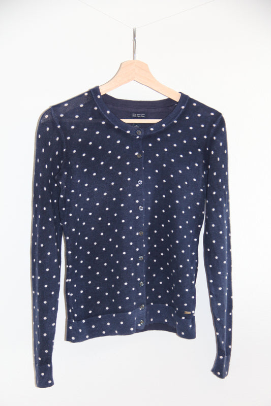 Tommy Hilfiger Pullover – Blau mit weißen Punkten