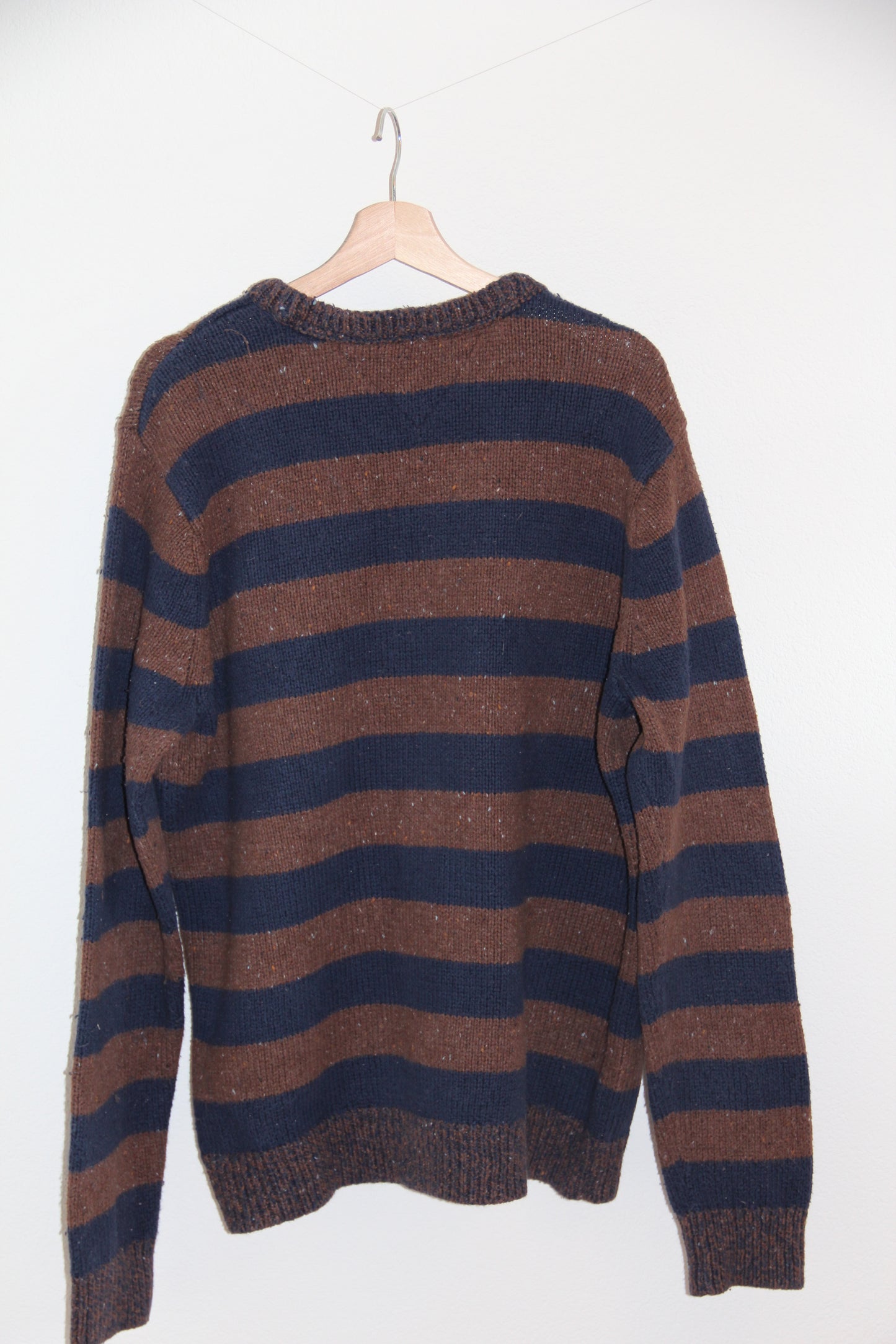 Tommy Hilfiger Pullover – Braun-Blau gestreift