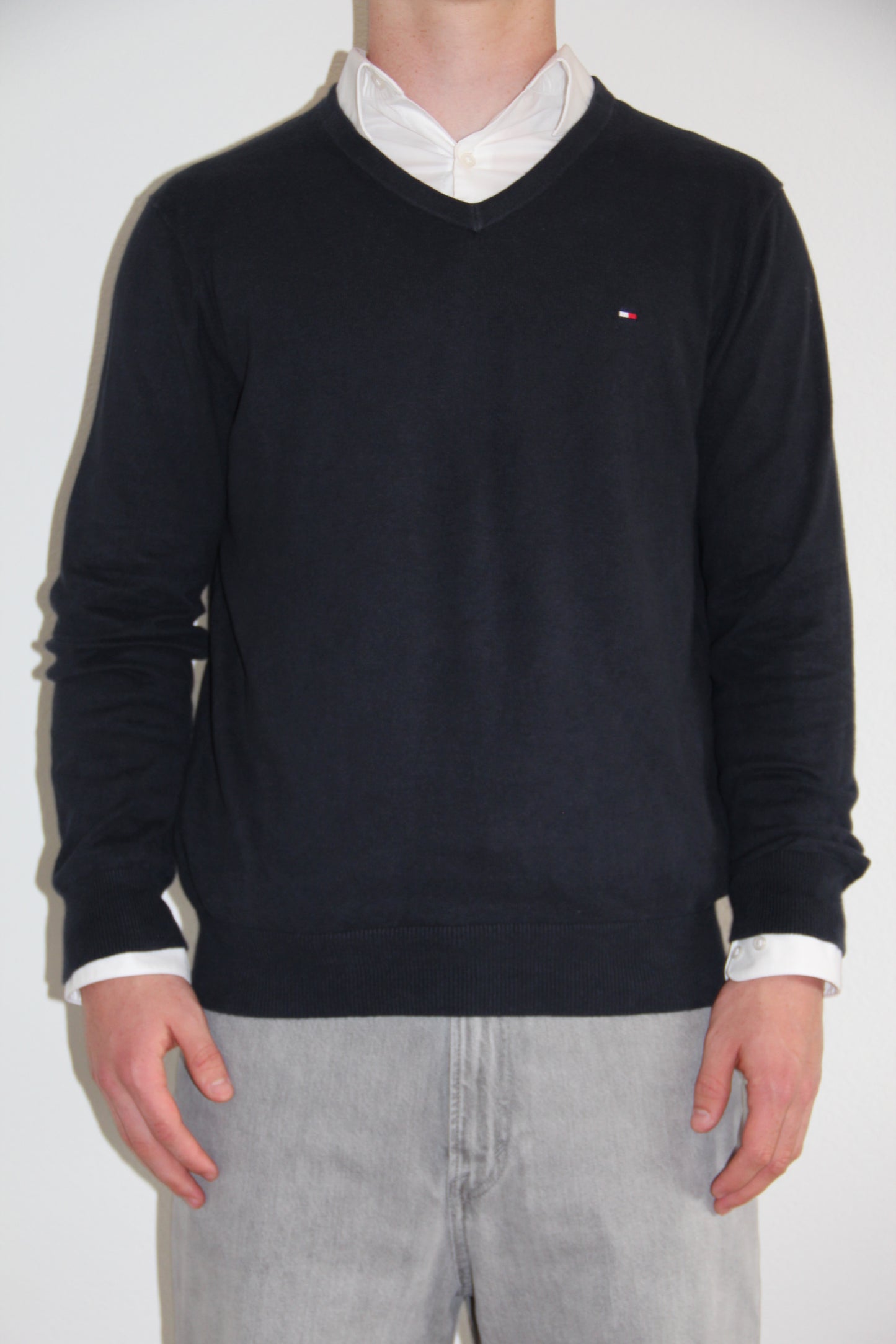 Vintage Tommy Hilfiger Pullover  – Dunkelblau
