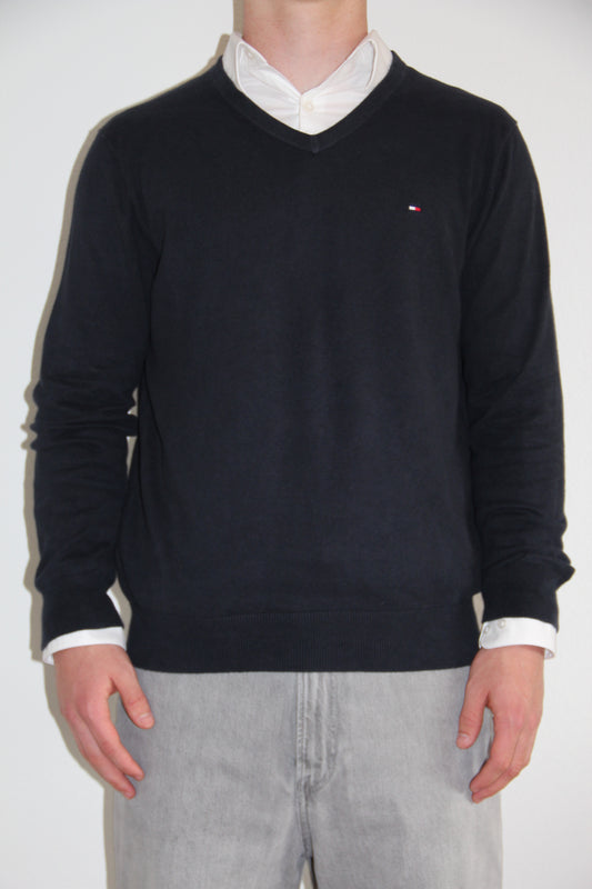 Vintage Tommy Hilfiger Pullover  – Dunkelblau