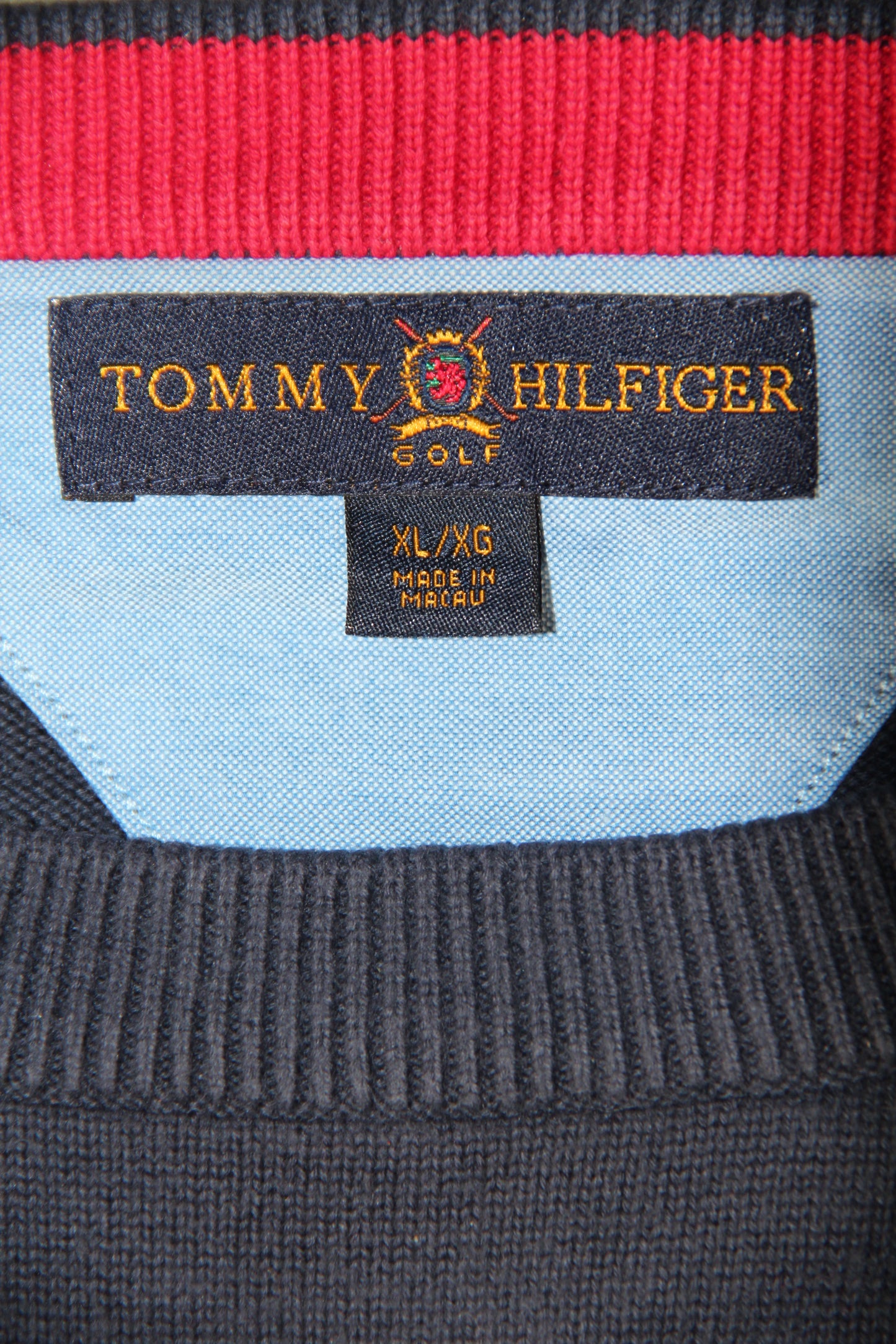 Vintage Tommy Hilfiger Strickpullover – Navy