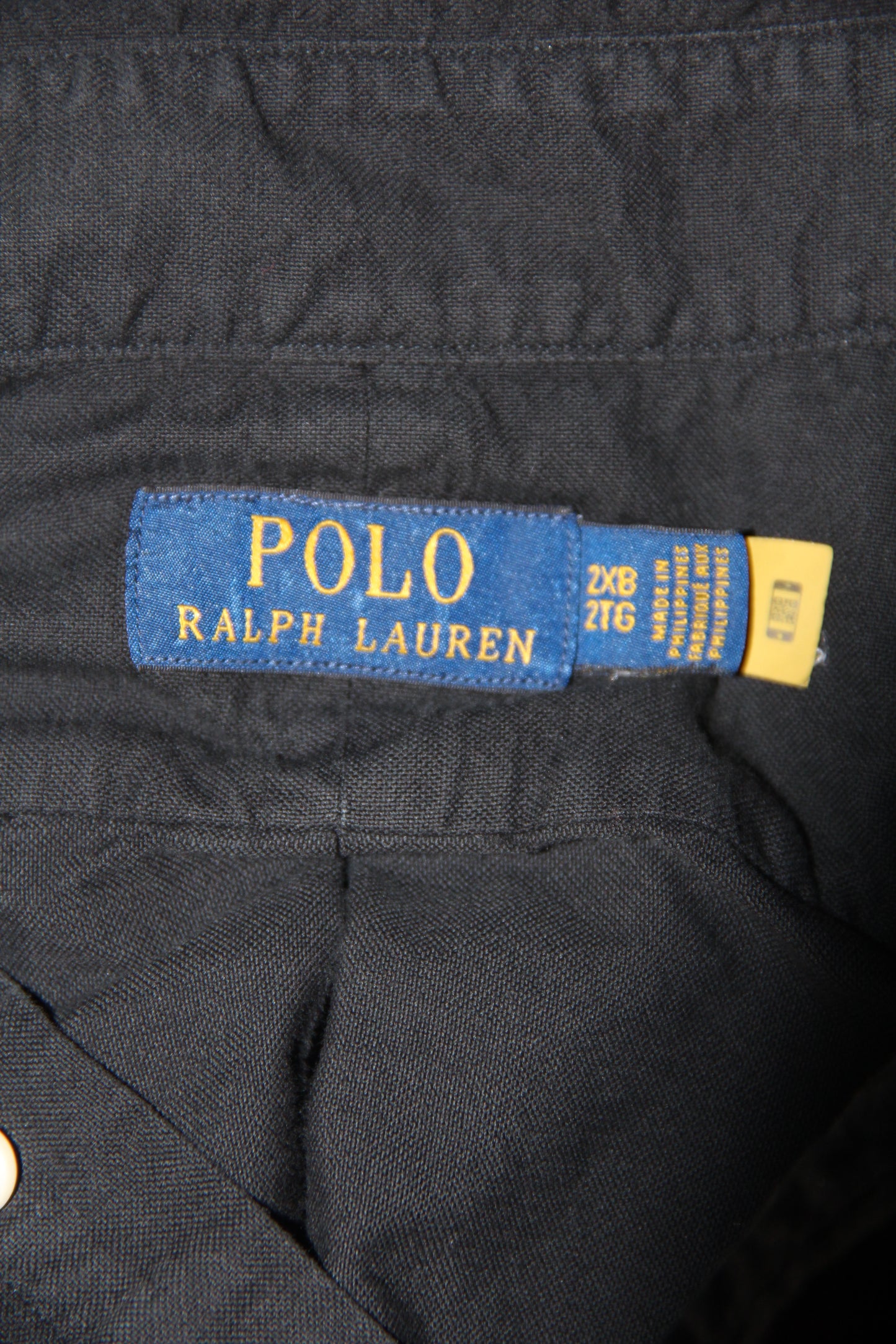 Vintage Polo Ralph Lauren Button-Down Hemd – Schwarz
