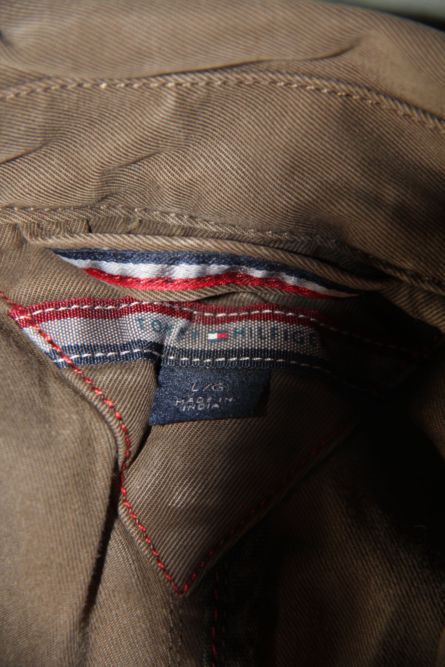 Vintage Tommy Hilfiger Field Jacket – Olivgrün / Braun