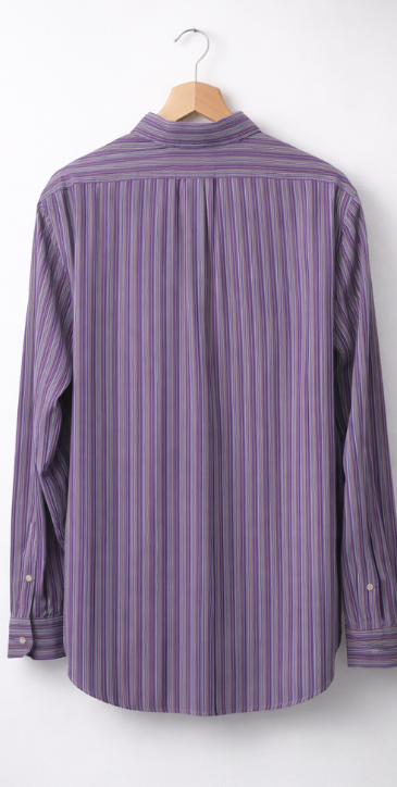 Vintage Polo Ralph Lauren Button-Down Hemd – Lila gestreift