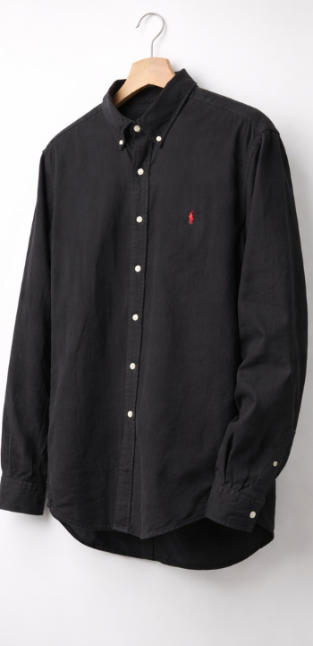 Vintage Polo Ralph Lauren Button-Down Hemd – Schwarz