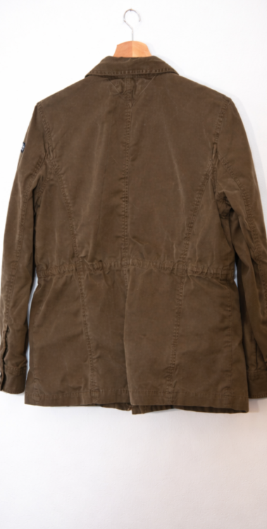 Vintage Tommy Hilfiger Field Jacket – Olivgrün / Braun