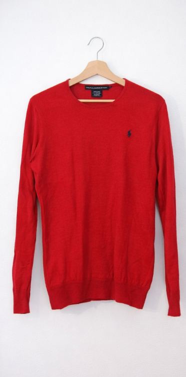 Vintage Ralph Lauren Strickpullover – Rot